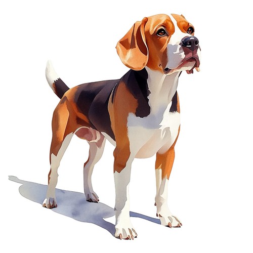 Adesivi beagle auto - 6,