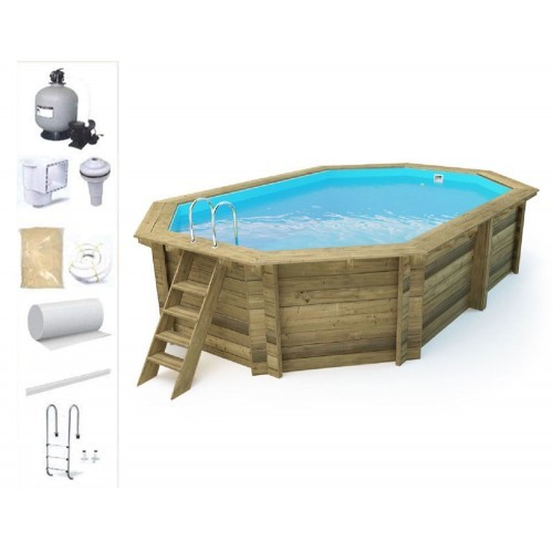 Piscina fuoriterra legno - piscina,