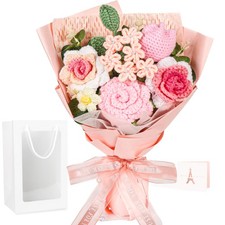 Mazzo di fiori all'uncinetto