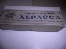 Scatola Posate VINTAGE -ALPACCA - Tipo Milano N.28 -Marca BL & F.L        Ber