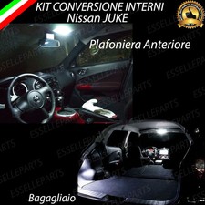 KIT FULL LED INTERNI PER NISSAN JUKE PLAFONIERA + LUCE BAGAGLIAIO 6000K