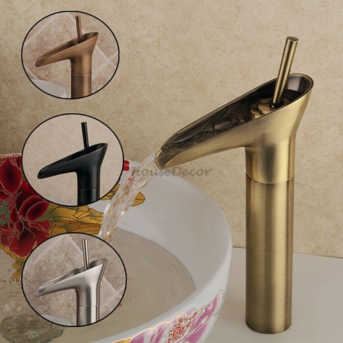 Rubinetto lavabo bagno cascata