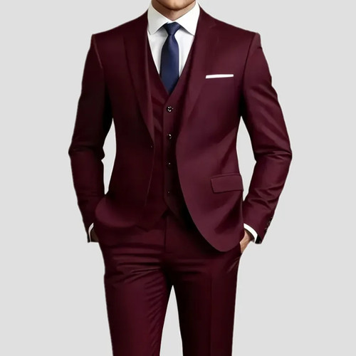 Tuta uomo bordeaux pezzi - uomo,