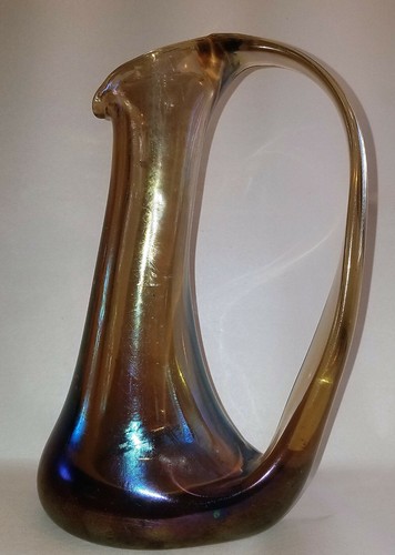 Vaso vetro artistico ansa - artistico,