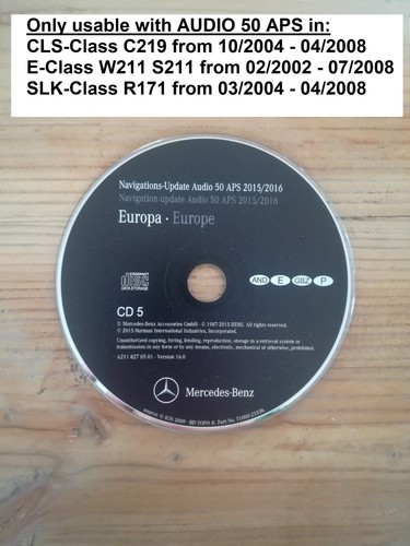 Navigazione mercedes audio - cd,