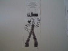 advertising Pubblicità 1975 TRENI TRENINI ELETTRICI LIMA