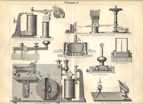 Stampa antica telegrafo - stampa,