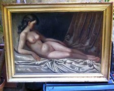 Grande dipinto olio nudo - dipinto,