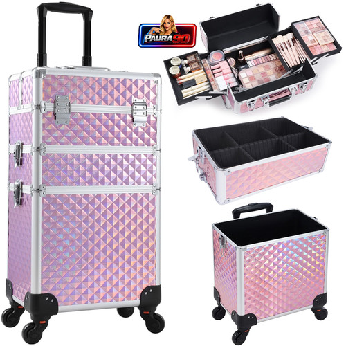 Trolley makeup 3in1 valigetta - trolley,