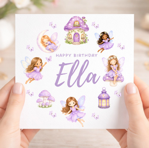 Biglietto compleanno fairy - compleanno,