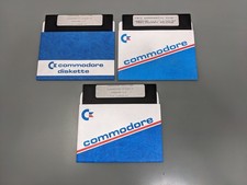 (3) Dischetti diagnostici Commodore 1571/128D RARI preliminari V1.1 + V1.2, AS-IS