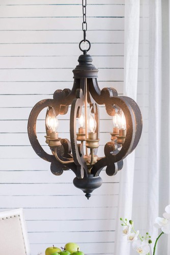Lampadario francese country