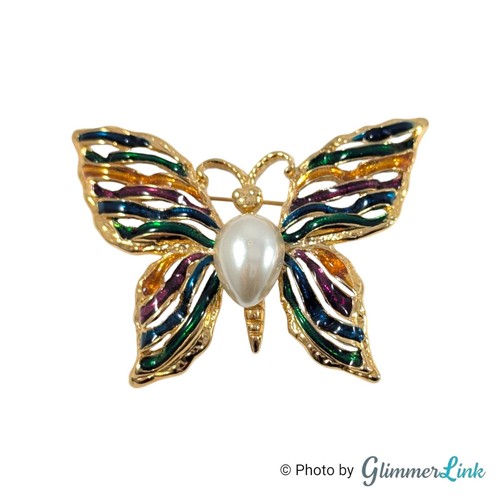 Spilla vintage multicolore