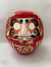 4.3"H Daruma Doll Red color