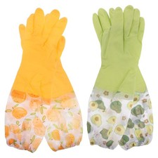  2 Pairs Guanti Per Pulizie Domestiche La Pulizia Guanto Lavare Piatti