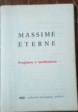 Libro Massime Eterne Preghiere