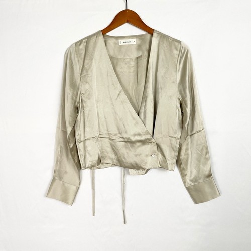 Everlane wrap top - top, in