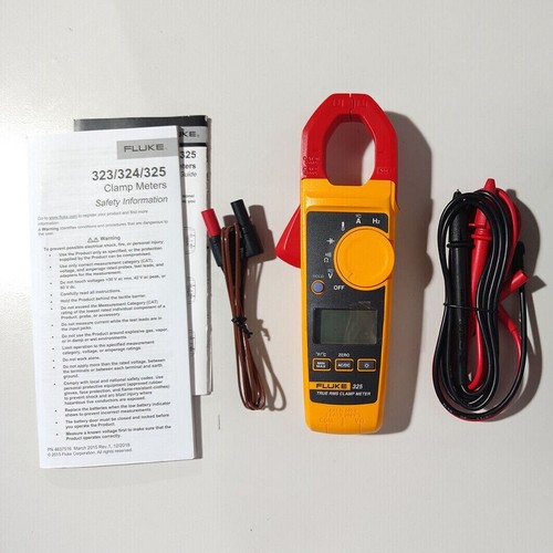 Fluke 325 true rms dc - true, ac