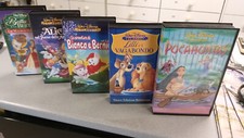 Videocassette Walt Disney lotto 5 pezzi perfette
