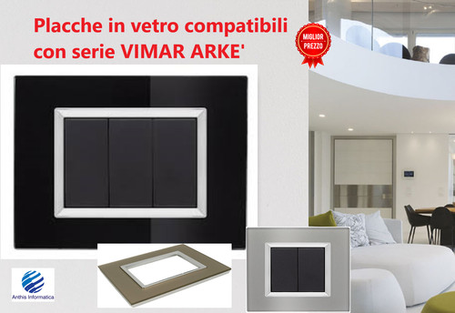 Placche vetro compatibili - placche,