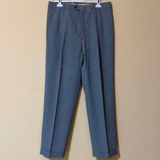 Pura Lana Pantaloni Sartoriali Grigio Chiaro 52 Elegante Classico Made in Italy