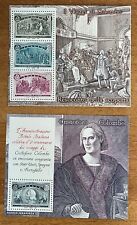 FRANCOBOLLI FOGLIETTI I VIAGGI DI COLOMBO 1992 EMISSIONE CONGIUNTA