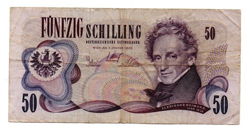 Austria banconota da - austria, 50