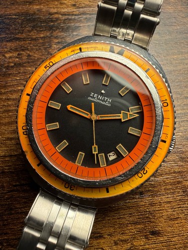 Vintage watch diver - diver, zenith