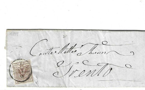 Storia postale 1855 lombardo - -,