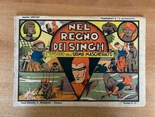 L'UOMO MASCHERATO ANTEGUERRA N 2 - 1937 - COLLANA ALBI GRANDI AVVENTURE NERBINI