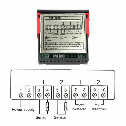 Termostato digitale 110 220v - termostato, 110-220v