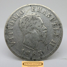 1863-MBN Italy Silver 50
