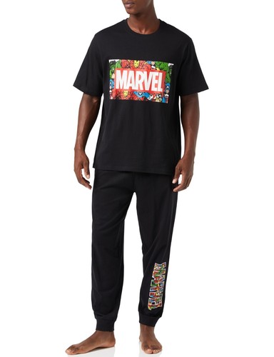 Pigiama uomo lungo marvel - pigiama,