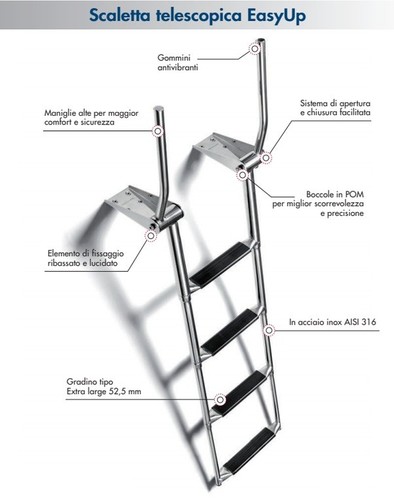 Scaletta telescopica easy 4 - telescopica,