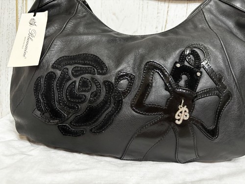 Borsa spalla pelle - spalla, nera