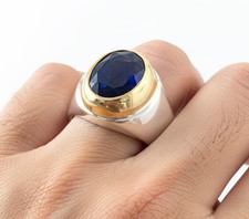 Anello in argento massiccio