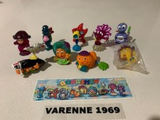 KINDER MERENDERO AQUASHOW SERIE COMPLETA + CARTINA