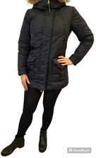 PEUTEREY piumino giacca invernale cappuccio collo pelliccia down jacket taglia 42