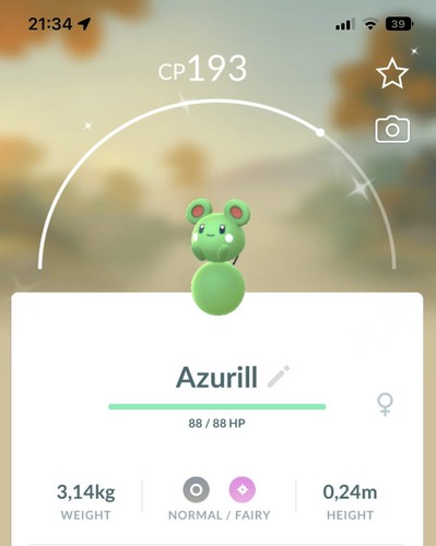 Shiny azurill pokemon gen4 - shiny,