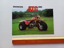 Honda ATC 200 S 1984 depliant originale inglese printed in Japan