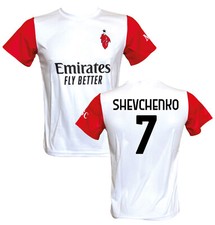 Sportbaer- Maglia Bianca Shevchenko 7 Milan 2025-2026 ufficiale adulto bambino