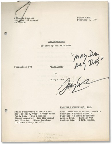Larry cohen defenders may day - larry,