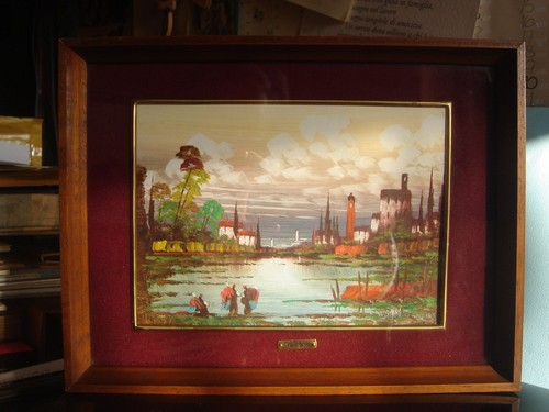 Quadro dipinto olio wanni - a, di