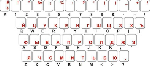 Adesivo autocollante tastiera - adesivo,