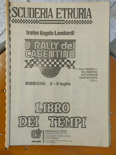 Rally del casentino 1988 - del,