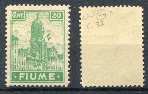 Fiume 1919 veduta carta cent - veduta,