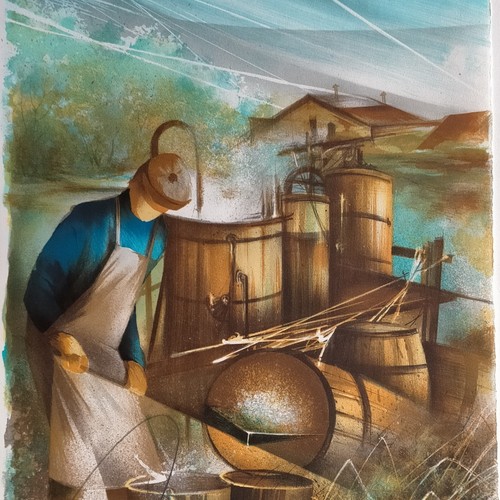 Litografia firmata arte