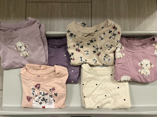 Lotto magliette h m - di, 6