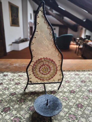 Candelabro vintage etnico - vintage,