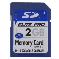 Scheda SD non HC 2 GB memoria standard per vecchie fotocamere/DV archiviazione vintage 2G